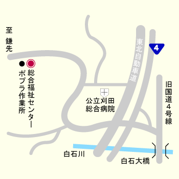 総合福祉センターの地図