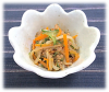 韓国風野菜のひき肉和え