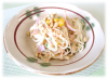 うーめんのピーナツマヨサラダ