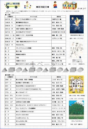 としょかんだより5月号　第358号　裏